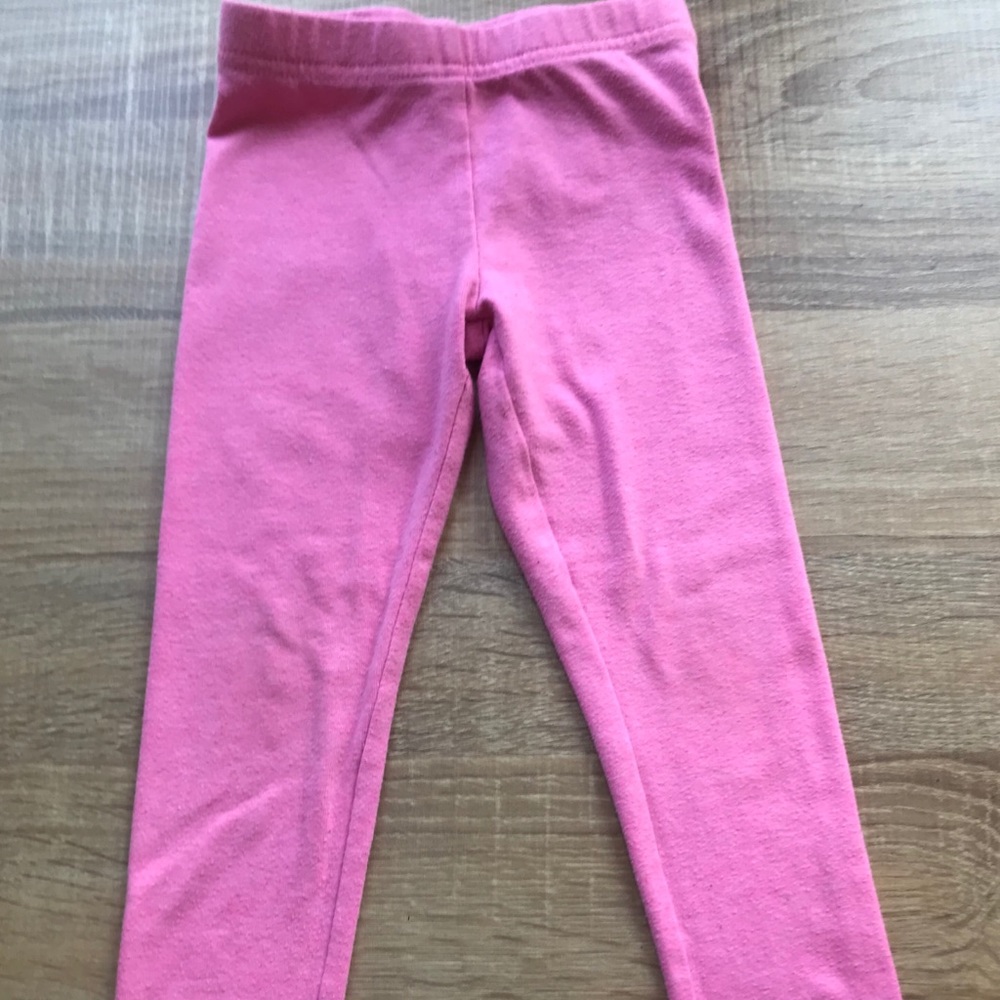Plain pink leggings